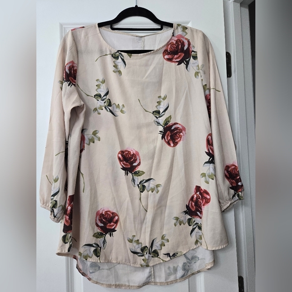 Source Unknown Tops - Floral Shirt